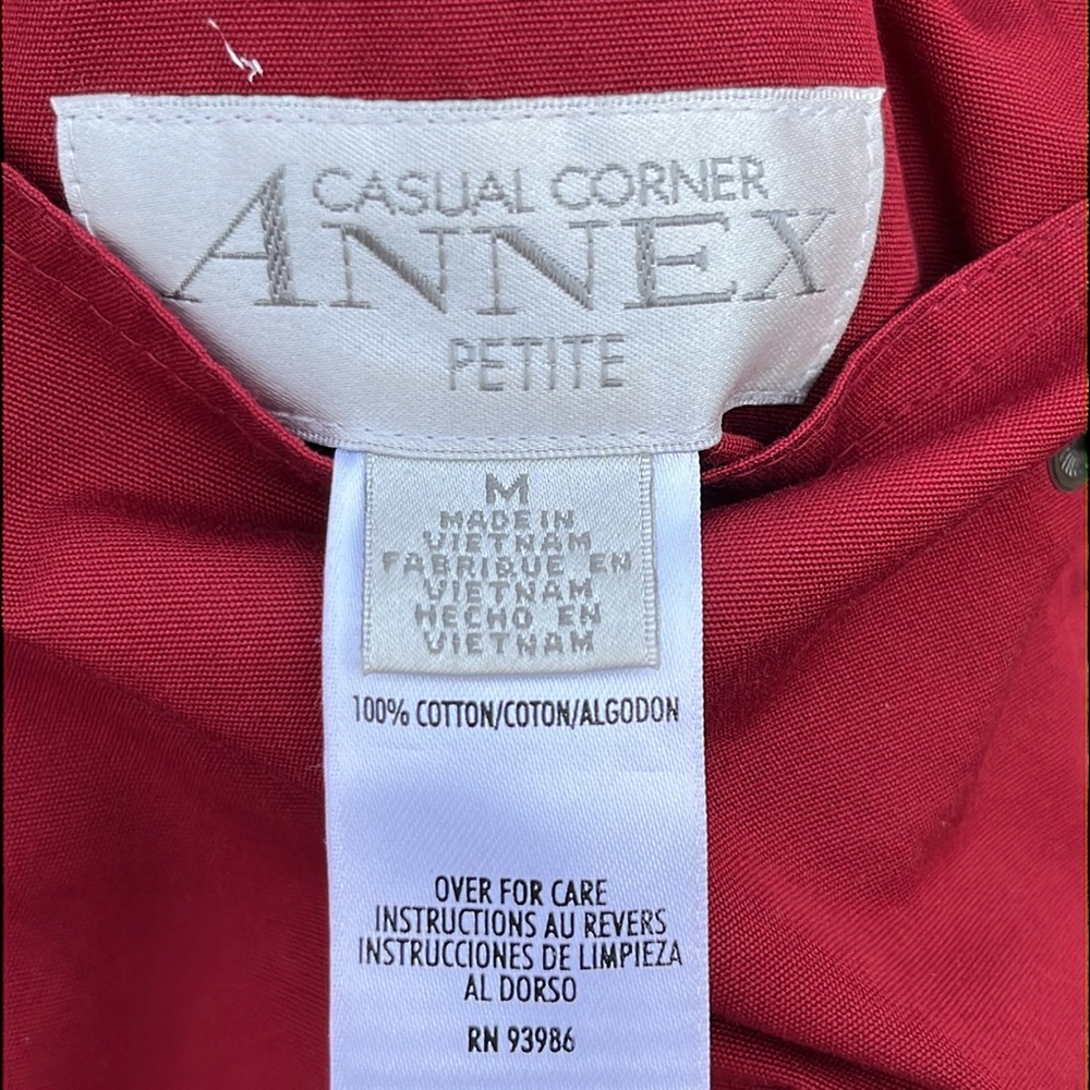 Vintage Casual Corner Annex reversible paisley & red jacket MP - Picture 7 of 10